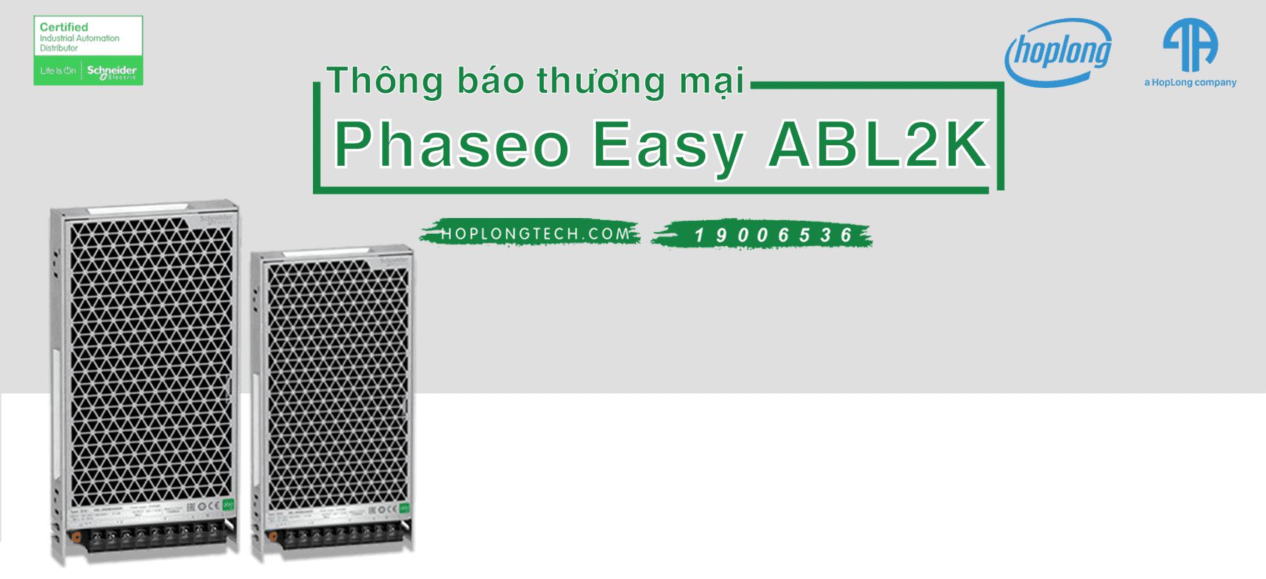 [Schneider] Thông báo thương mại Phaseo Easy ABL2K